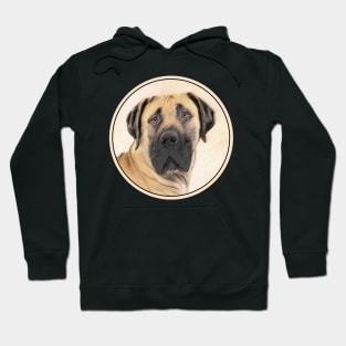 Boerboel Painting - Cute Original Dog Art Hoodie